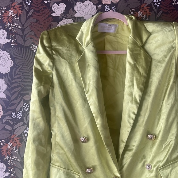 Bronx and Banco Capri Lime Blazer size XS - Picture 6 of 12